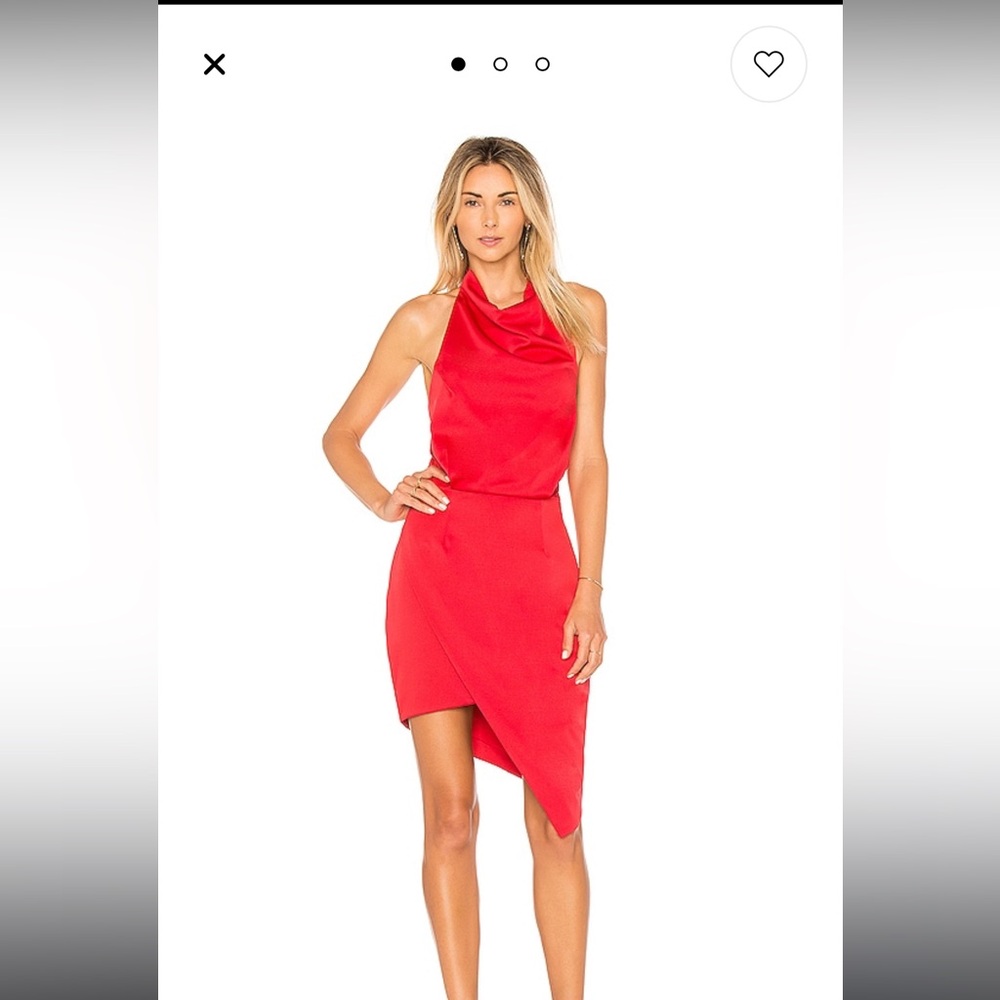 Revolve como dress in red